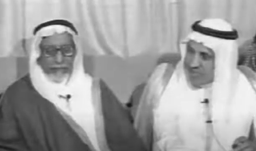 معالي د. محمد بن عبداللظيف وعميد الأسرة خليفة